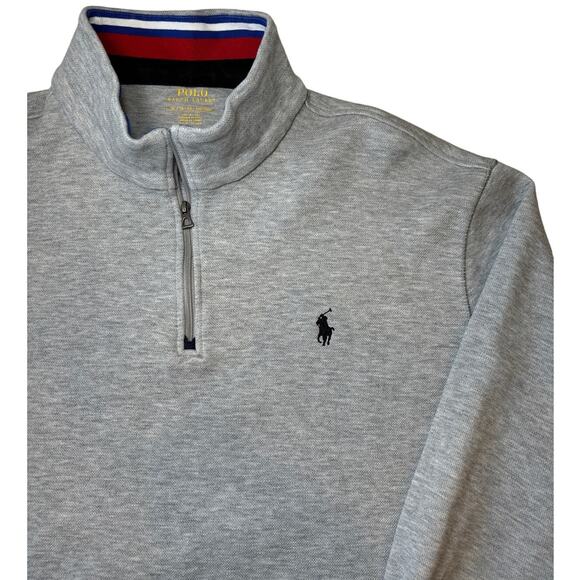 Polo Ralph Lauren Men's Performance Quarter Zip Pullover Gray Size XLarge - Picture 1 of 10